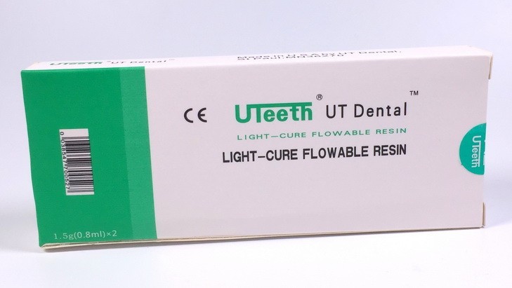 A1/A2/A3 Flowable Resin UT Dental Composite Light Cure 2 Syringe+10 Tips Kit