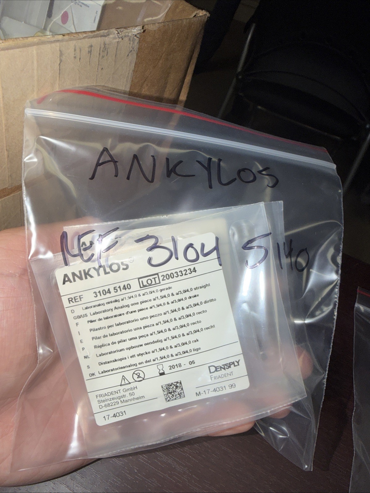 ANKYLOS REF 3104 5140