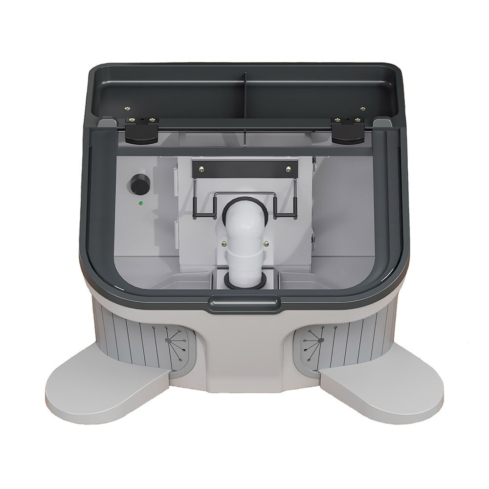 Dental Lab Dust Cover Box for Grinding Polishing Vacuum Cleaner Dust Collector