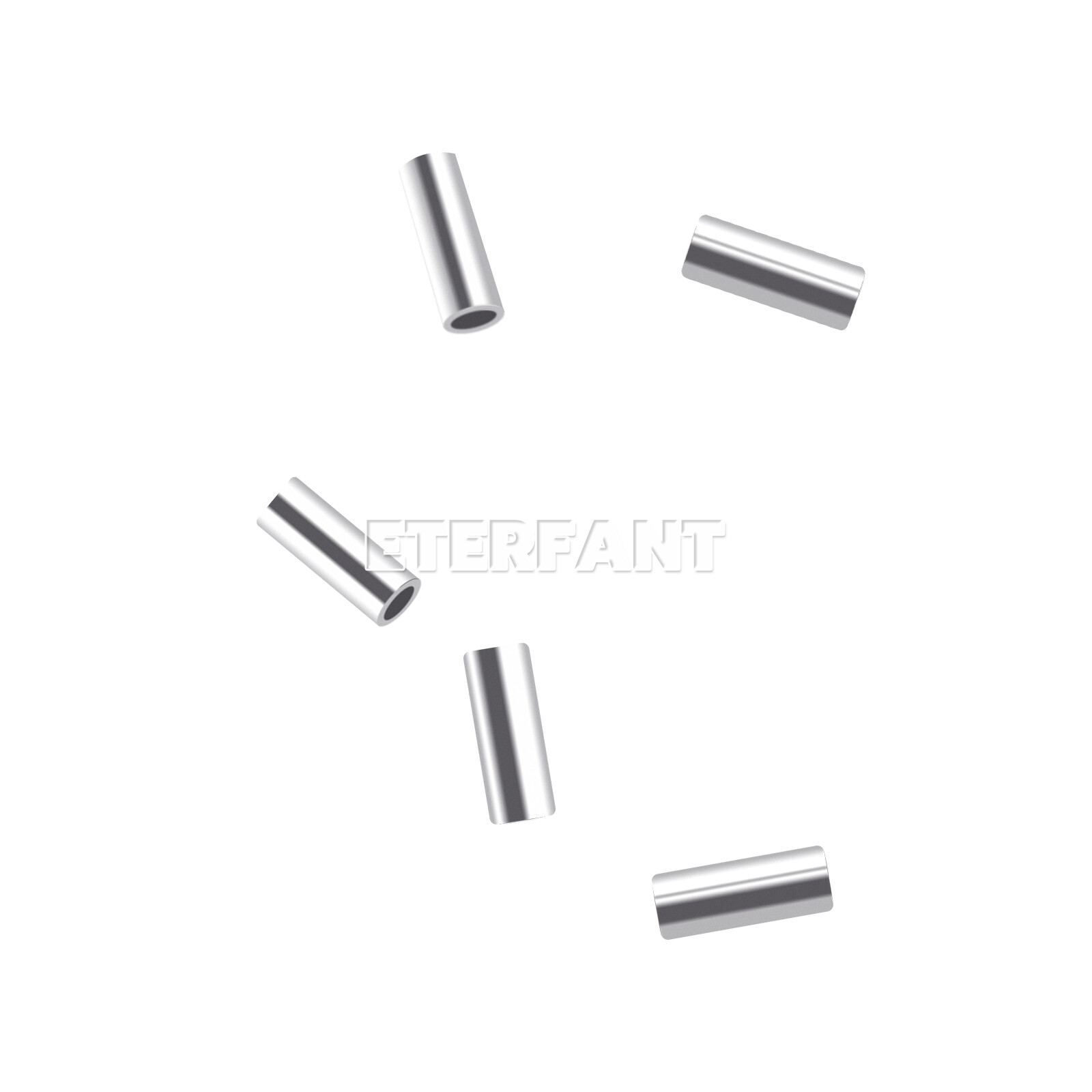ETERFANT Dental Ortho Crimpable Mini Stops 0.5mm Crimpable Hooks Round Wires