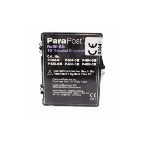 Coltene Whaledent P683-0 ParaPost XT Titanium Threaded Posts .036″ Brown 10/Pk
