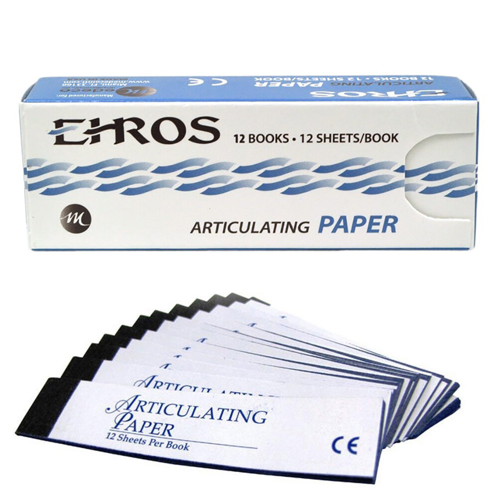 Dental Articulating Paper Thin Red Blue Combo 144 SHEETS MADE IN USA