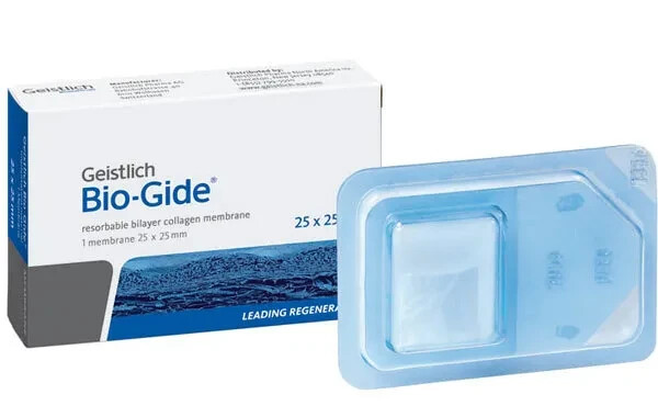 Geistlich Bio-Gide 25X25MM, Resorbable porcine collagen membrane – FREE SHIPPING