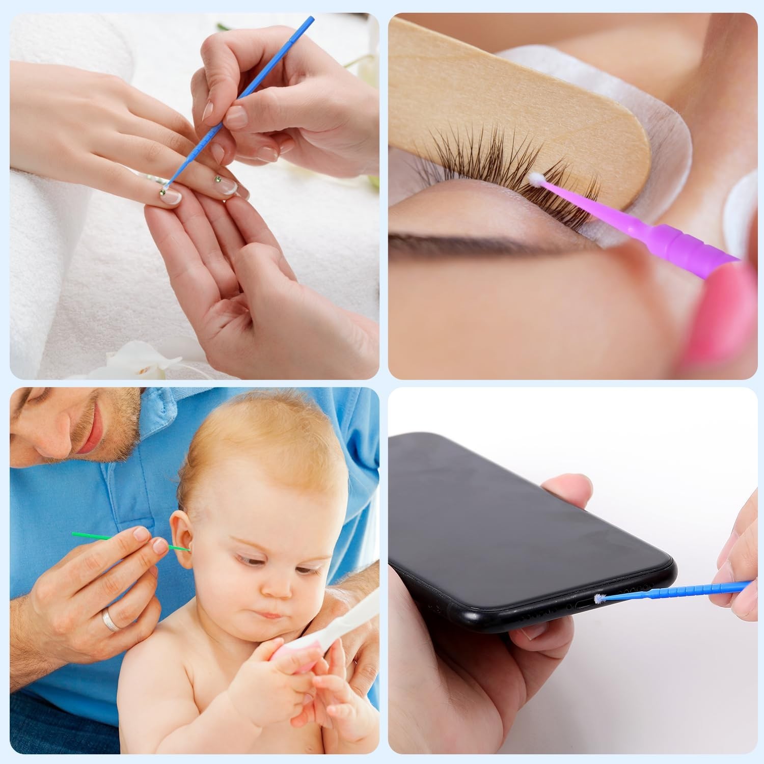 Dental Micro Applicators Brushes Fine 2000pcs