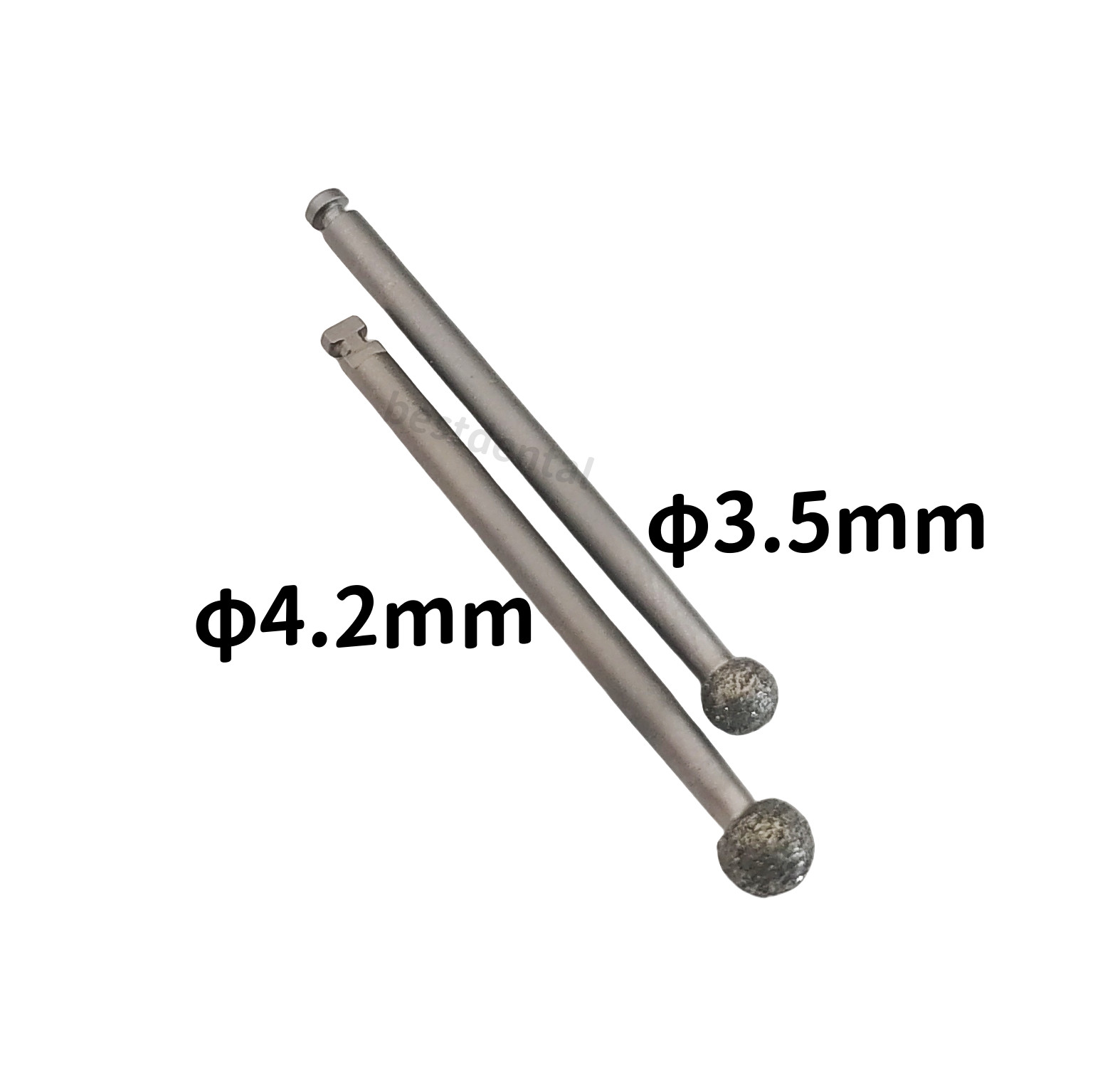 Dental Diamond Round Ball Burs Bone Trimming Cutting Bur Cutter Drills 3.5/4.2mm