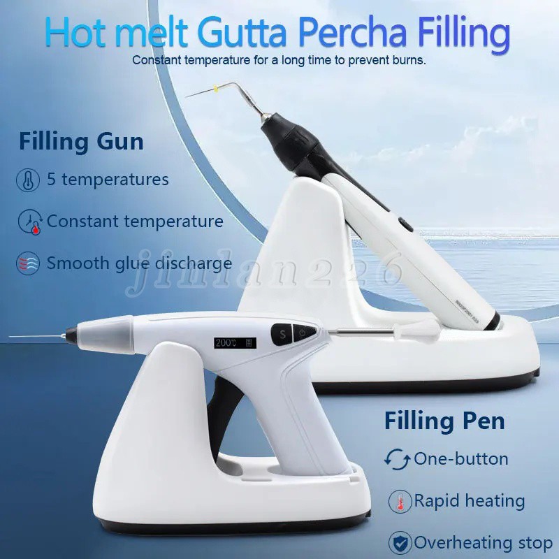 Dental Gutta Percha Obturation System Pen & Gun /Buchanan Hand Plugger Tips