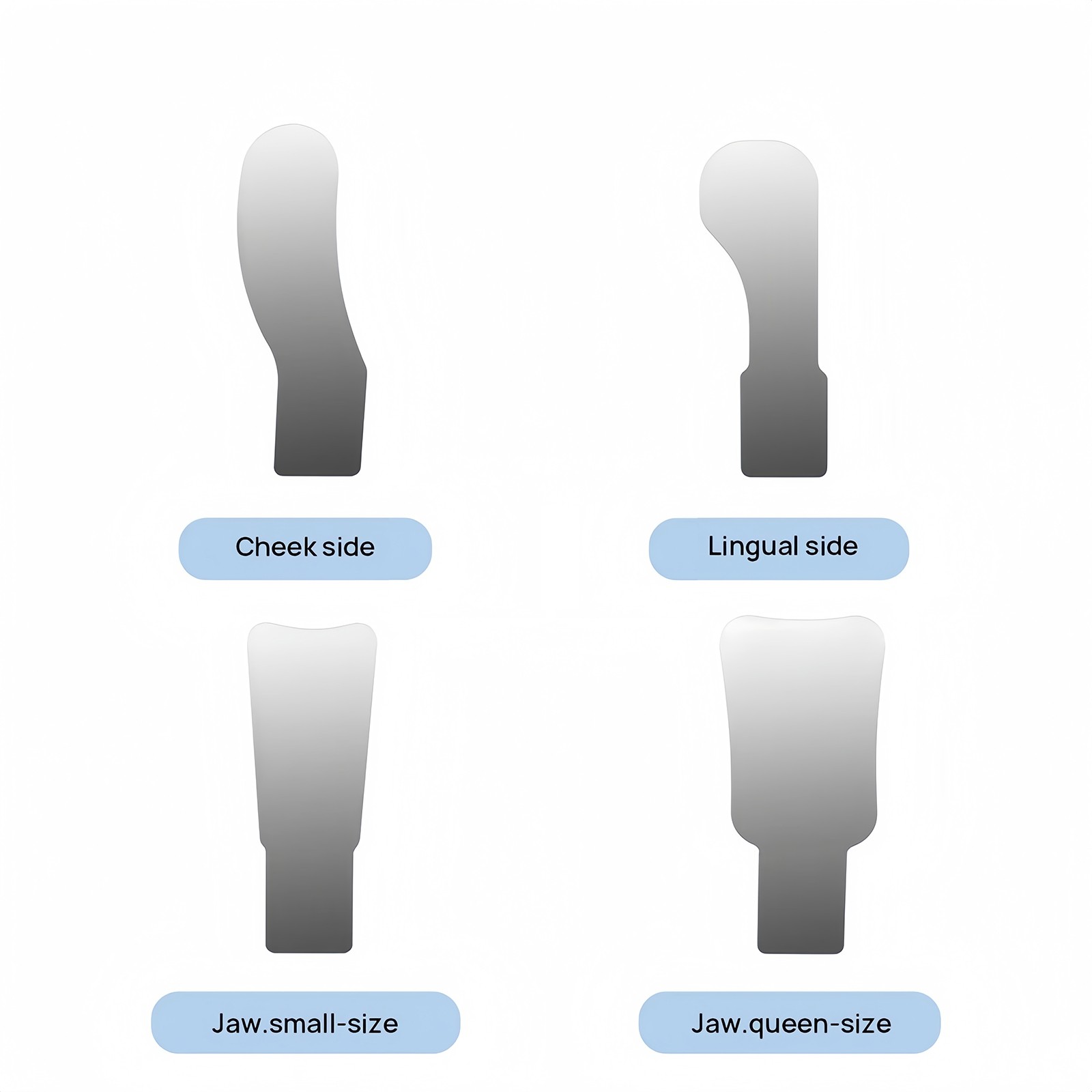 Dental Orthodontic LED Automatic Anti-fog Mirrors for Oral Photography Reflector