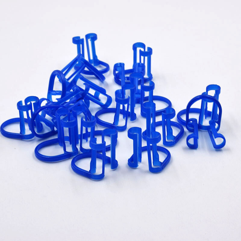 10 Pcs/Bag Dental Ortho Plastic Clinic Lab Isolator Cotton Roll Holder Clip Use