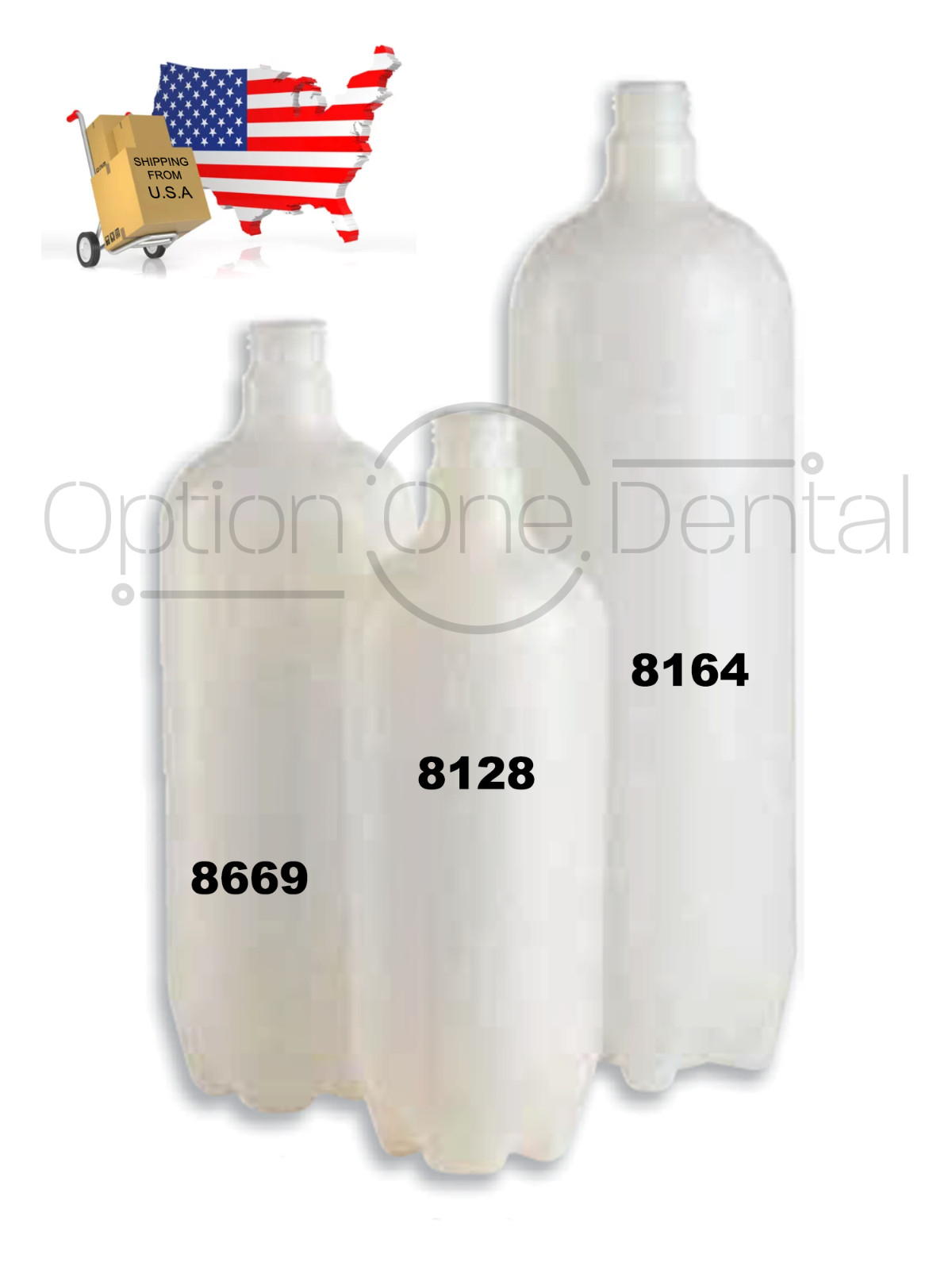 (2 Pack) DCI Replacement Water Bottles 750 ml / 1 Liter / 2 Liters, (2 Pack)