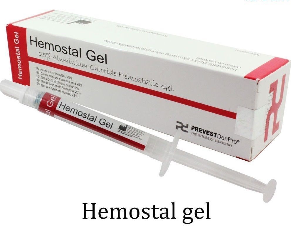 Prevest Denpro Hemostal Gel Stop 25% Aluminium Chloid Hemostatic Gel [Free Ship]