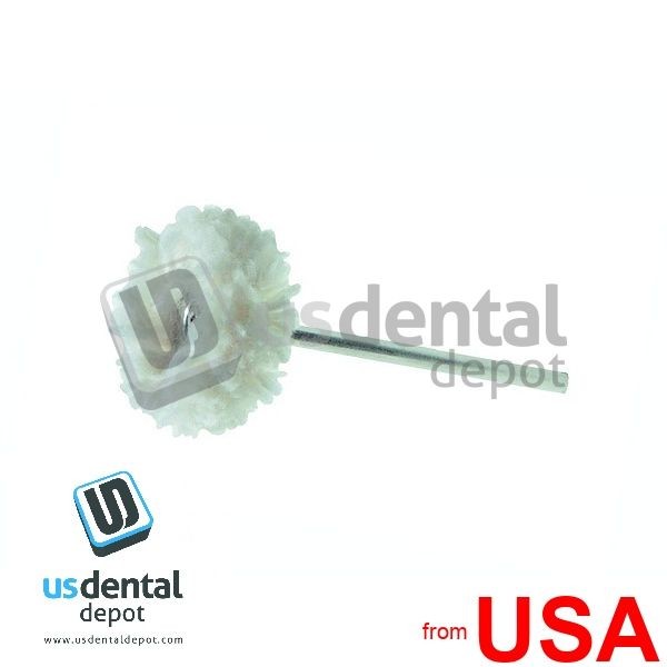 Miniature Cotton Coarse Buff Mounted – 2pk – Diam: 7/8 in=22mm – Shank 115883-1
