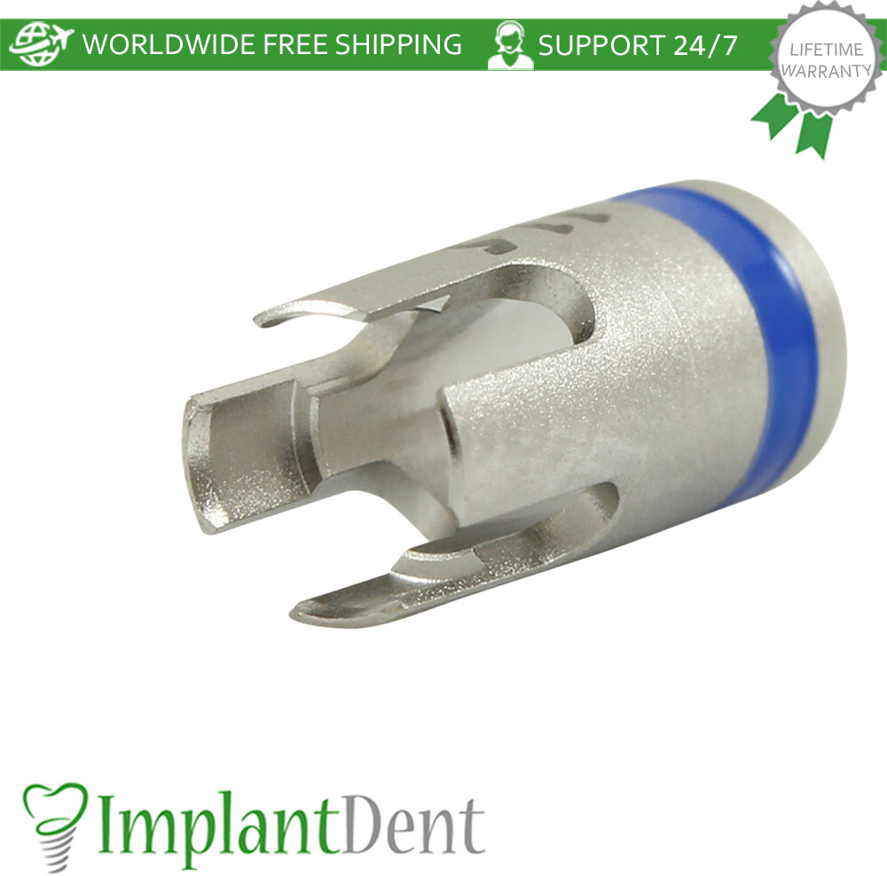 Dental Drill Stopper 3.2mm – Blue Stainless Steel Dentistry Tool