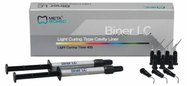 PACK OF 3 META BINER LC – LIGHT CURING TYPE CAVITY LINER (CURING TIME 40S) 2x2gm