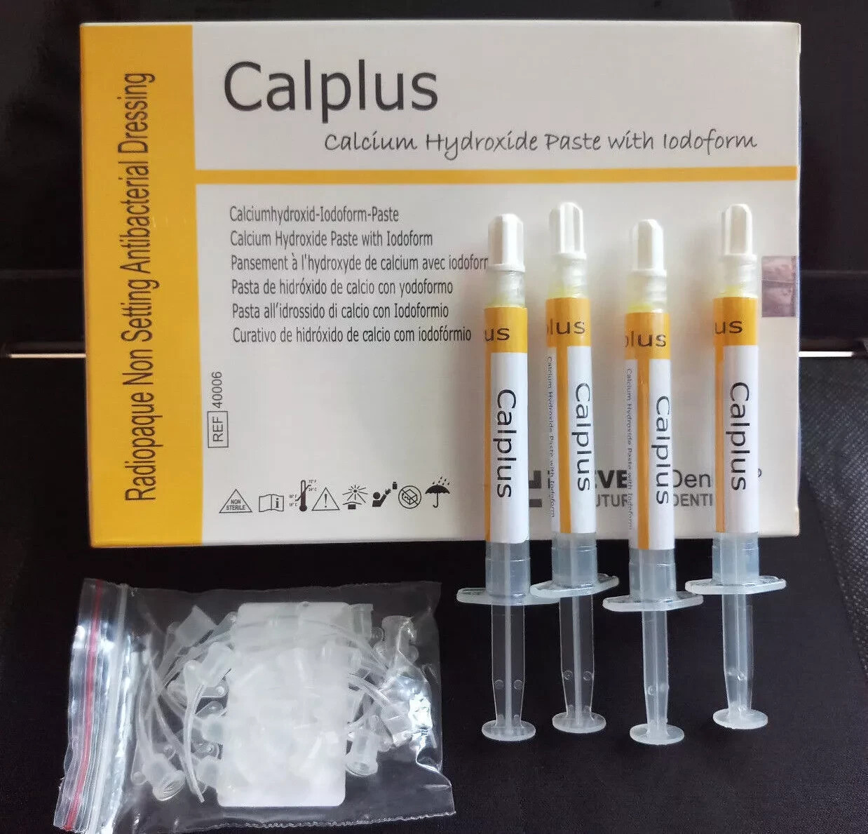 Dental Calcium Hydroxide Paste + Iodoform Calplus Economy Pack by Prevest DenPro