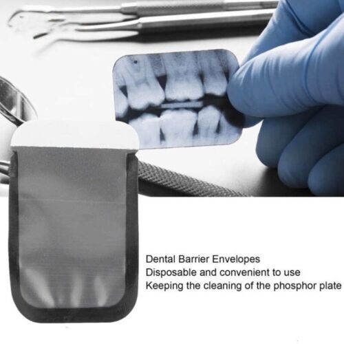 1000pcs Dental X-Ray Film Protection Bags 2# X-Ray Dental Film Bag 30mm*40mm