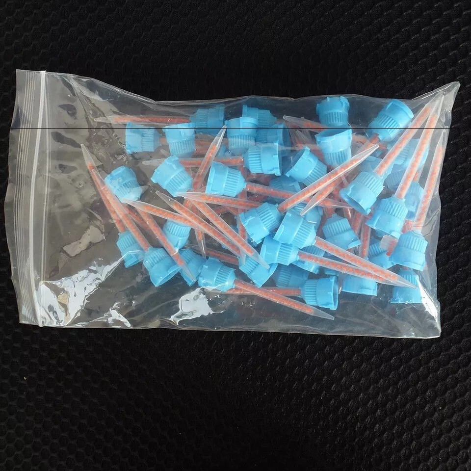 50 BLUE / Orange Integrity Luxatemp Protemp Temp C&B MIXING TIPS10:1/4:1mix tips