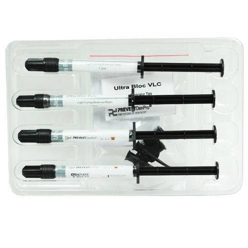 Prevest Ultra Bloc VLC Light Cure Resin Based Block-Out 4 x 1.2ml Free Ship