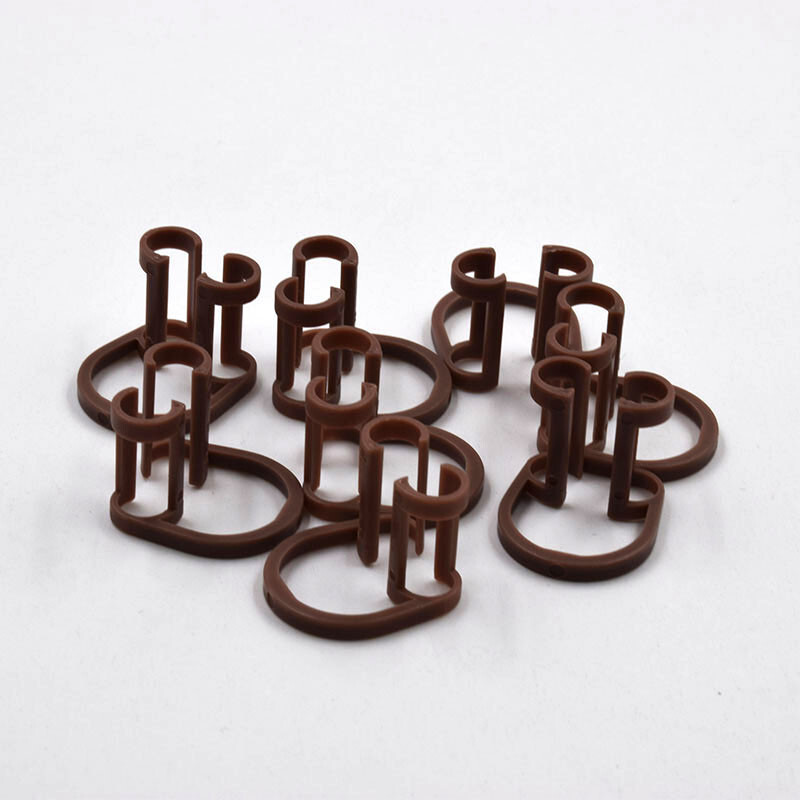 10 Pcs/Bag Dental Ortho Plastic Clinic Lab Isolator Cotton Roll Holder Clip Use