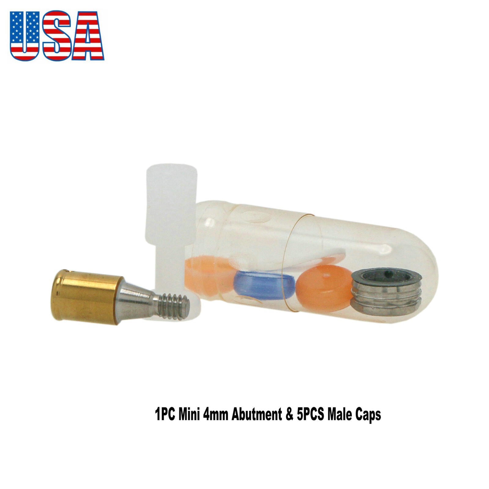 US For Hiossen Oss Implant Locator Abutments PEEK Retention Caps Mini & Regular