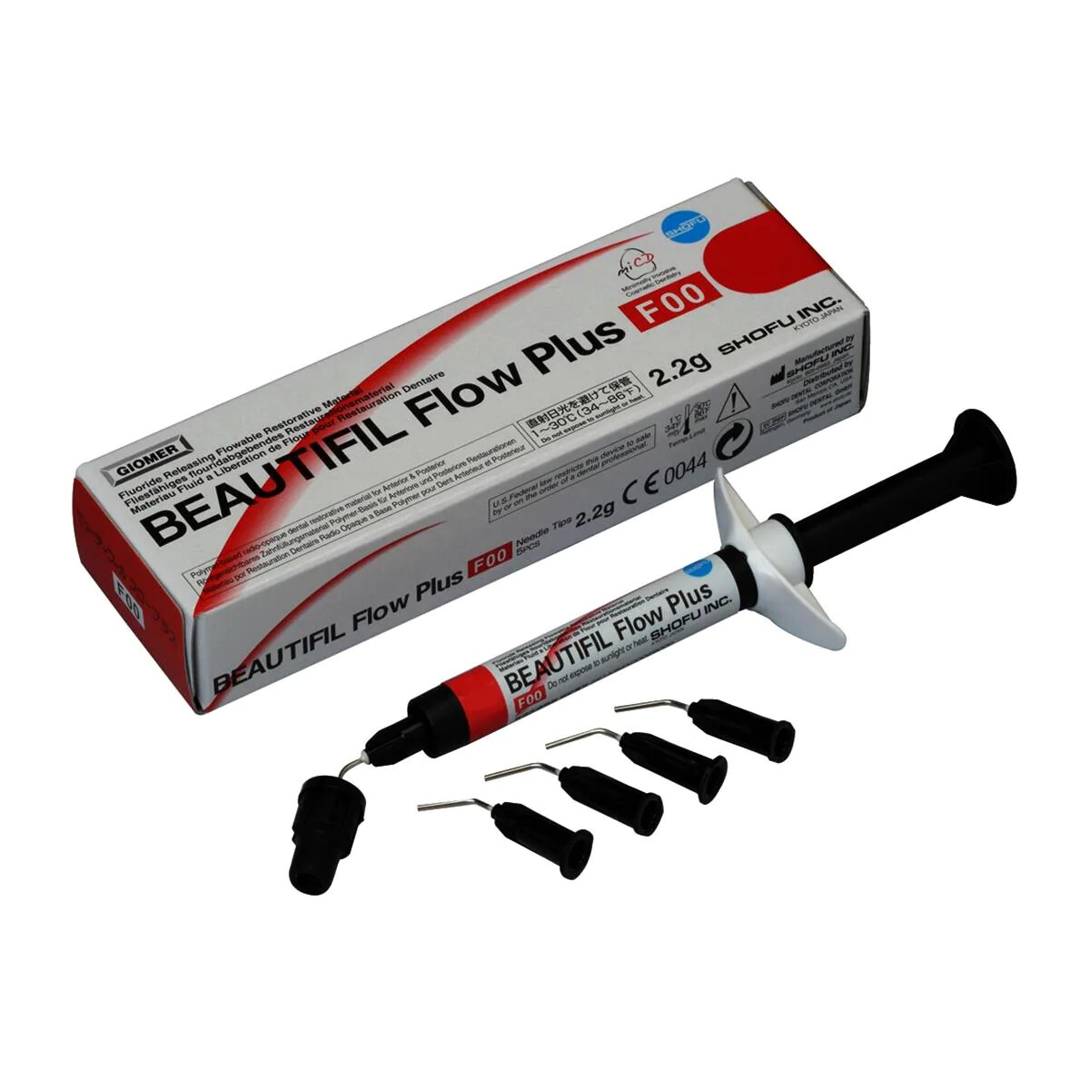 SHOFU BEAUTIFIL Flow Plus F00 ZERO Flow flowable Restorative 2.2g Syr.-All Shade