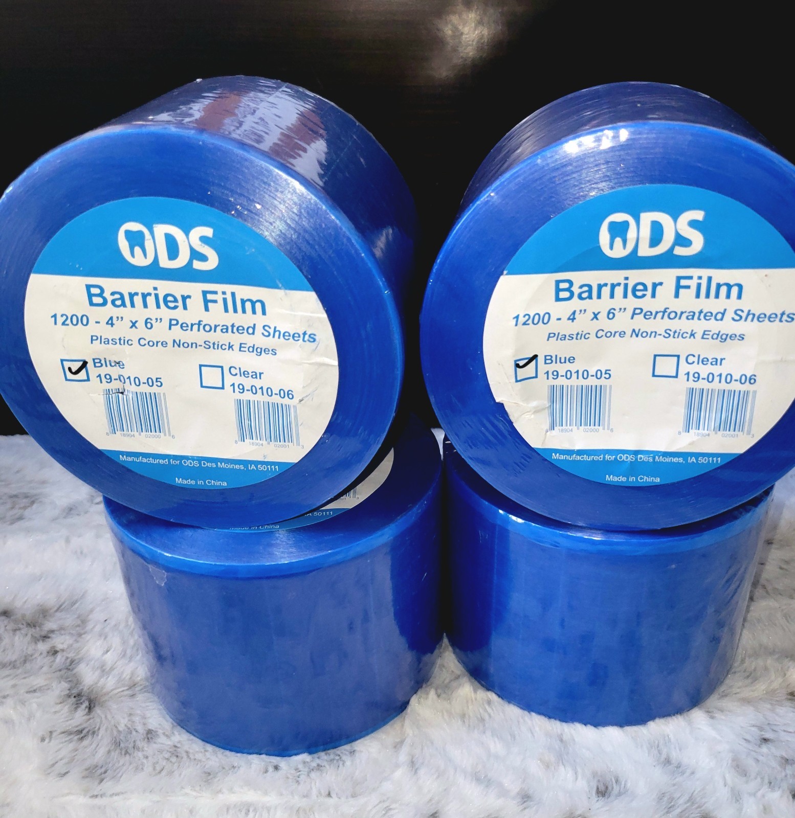 Dental Grade Barrier Film 4″X6″ 1200 PERFORATED SHEETS FOR DENTAL, MEDICAL