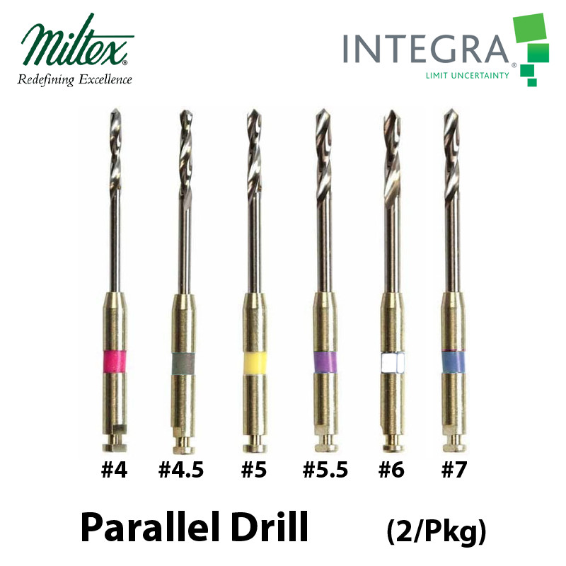 1 x Parallel Drill (Miltex/INTEGRA) 2/Pkg *** NEW