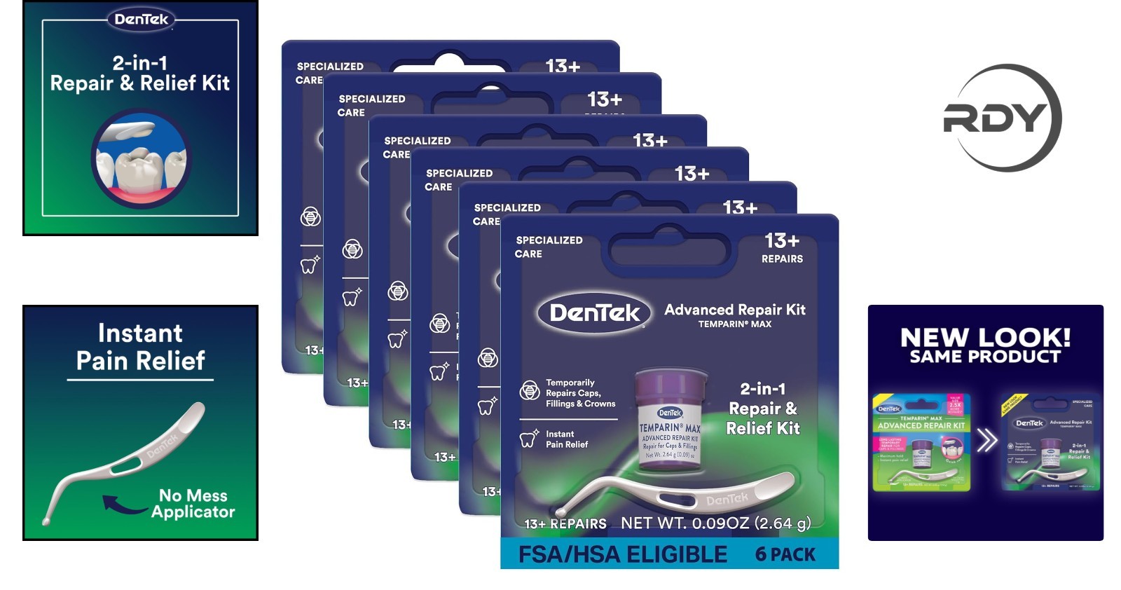 Portable Temparin Max Dental Repair Kit – Quick Fix For Lost Fillings & Crowns