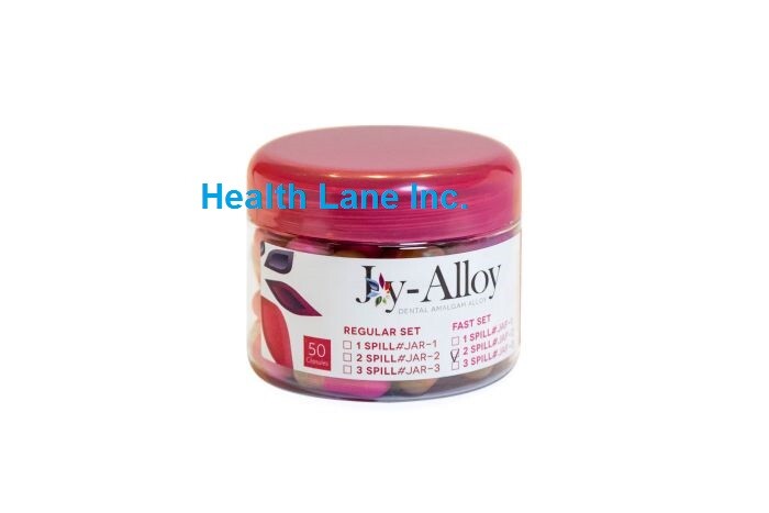 3D Dental Joy-Alloy Amalgam Alloy 40% Ag 1 2 3-Spill Fast or Regular Jar/50