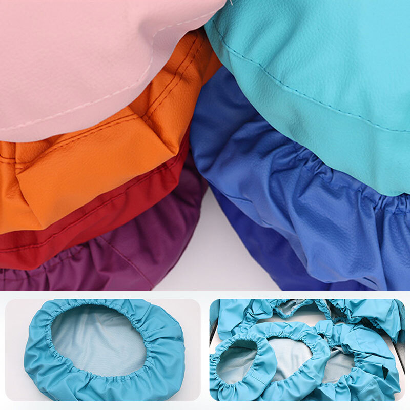 Dental Unit Chair Cover PU Waterproof Elastic Dentist Stool Protector 4Pcs/Set