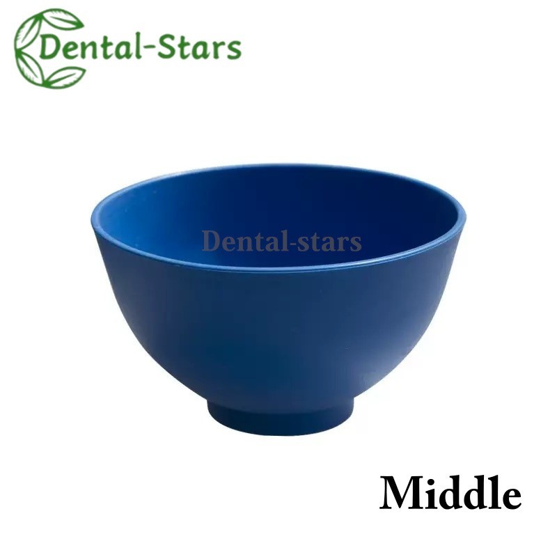 1Pc Dental Lab Flexible Silicone Rubber Impression Mixing Alginate Bowl L/M/S/XS