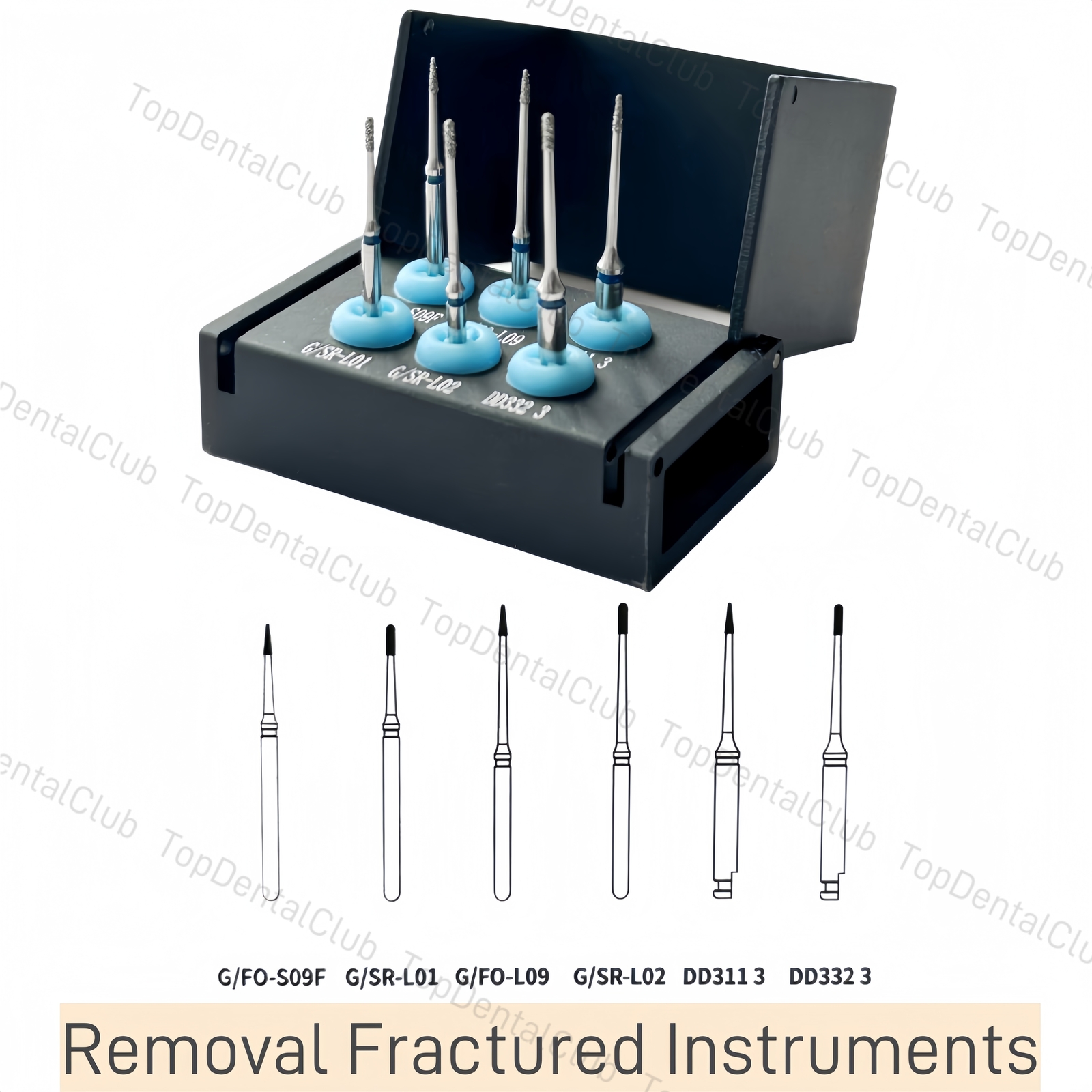 Dental Removal Fractured Instruments Bur Broken Files Failed Remove Dentin Burs