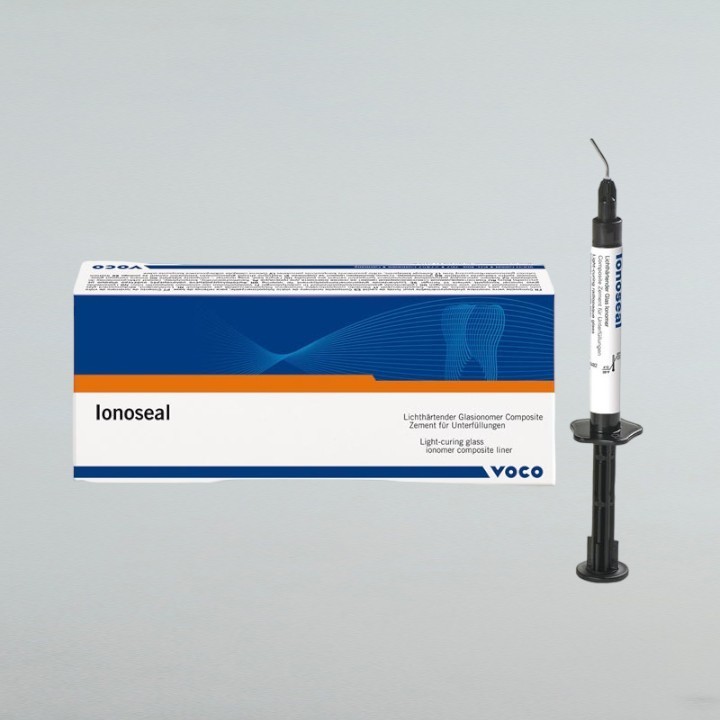 VOCO IONOSEAL Light curing Glass Ionomer Cement Base Liner 2.5gm 5.0 average bas