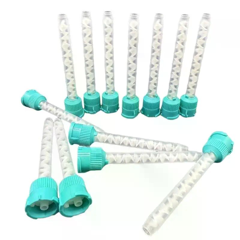 50Pcs Long/Short 1:1 HP Mixing Tips Dental HP Green Impression Heavy body