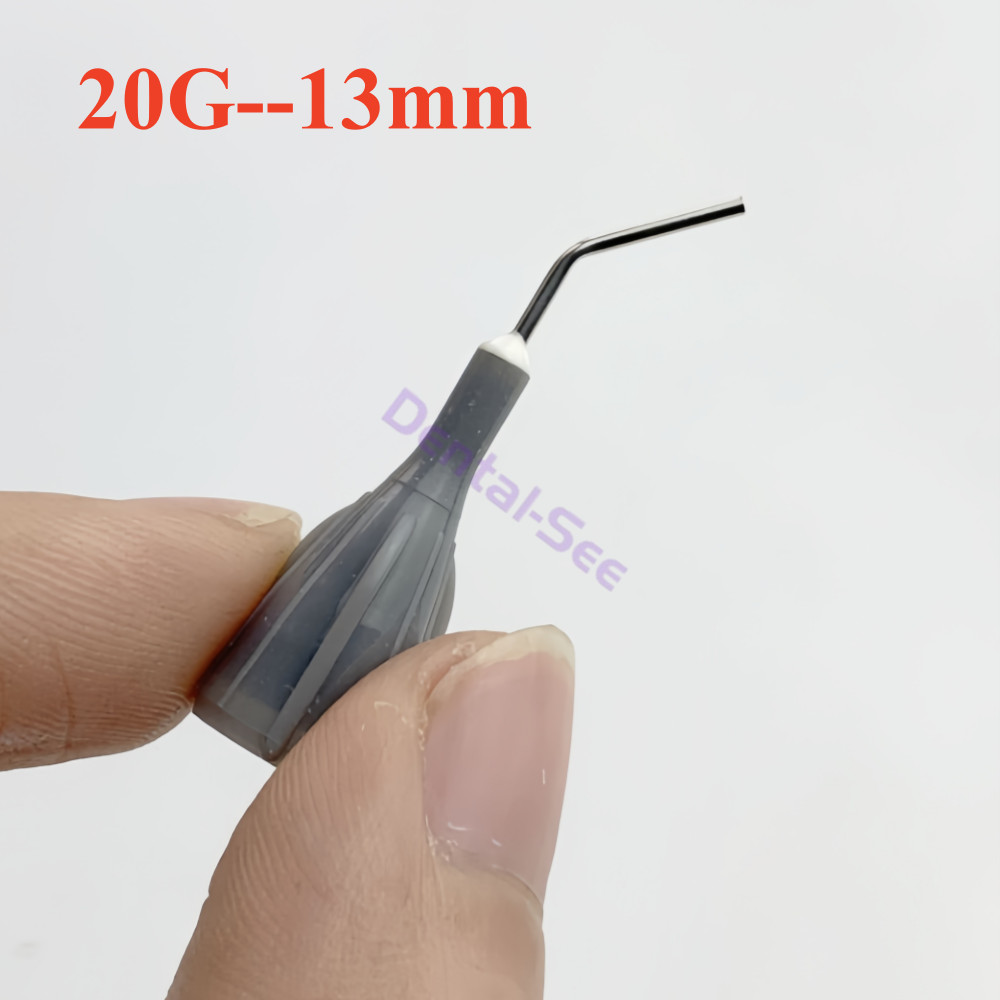 Dental Gray Dispensing Tip For Z350 Fits Filtek Z350 Flow Resin Conveyor 20G-13