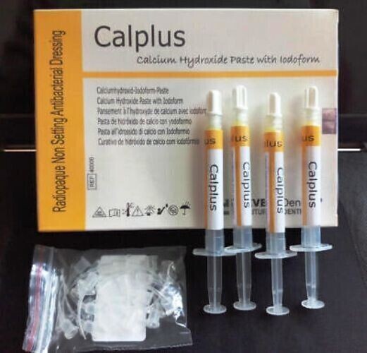 Prevest CALPLUS Calcium Hydroxide Paste with Iodoform 4x2gm Pack Dental
