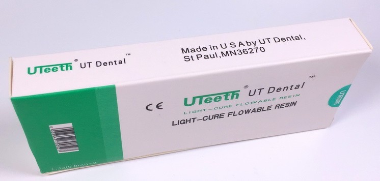 A1/A2/A3 Flowable Resin UT Dental Composite Light Cure 2 Syringe+10 Tips Kit