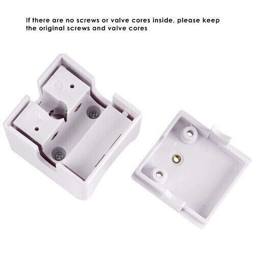 10 Pcs Dental Chair Unit Box Plastic Small Handpiece Holder White Single Hanger