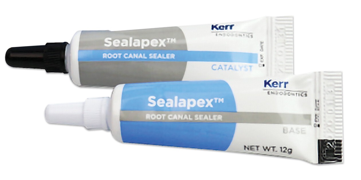 5x New Kerr Sybron Sealapex Canal Sealant Base & Catalyst Tubes Freshh