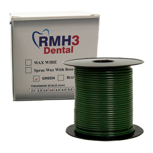 Wire 250g Roll 3.5mm Green Spruce Wax 1/pk