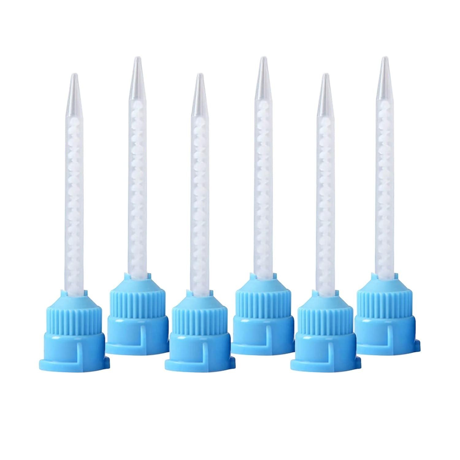 Dental Impression Material Mixing Tips Disposable Mixer Nozzle Mix Head 100PCS