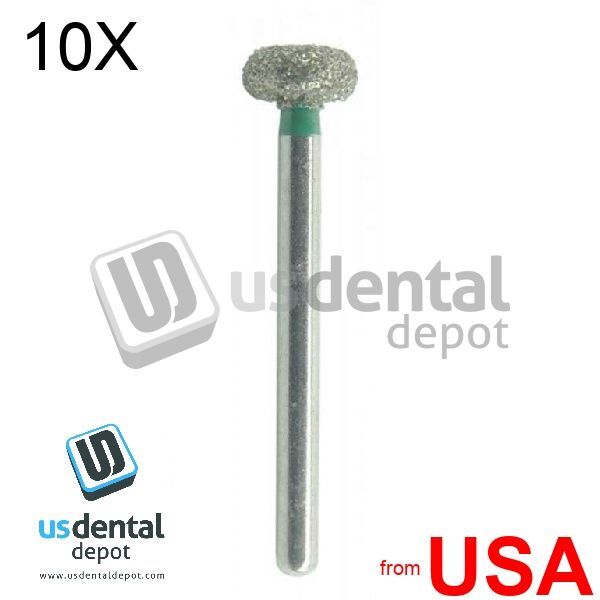 10X LOT of FG Diamond – 10pk burs WR-13C – 909-037C FG – Round Wheel Co 100668