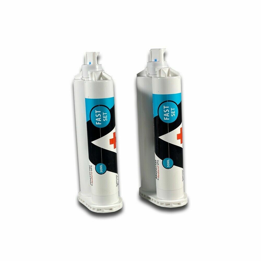 REDLAND Impression Material VPS Heavy Body Fast Set 40 x 50ml + 96 Tips