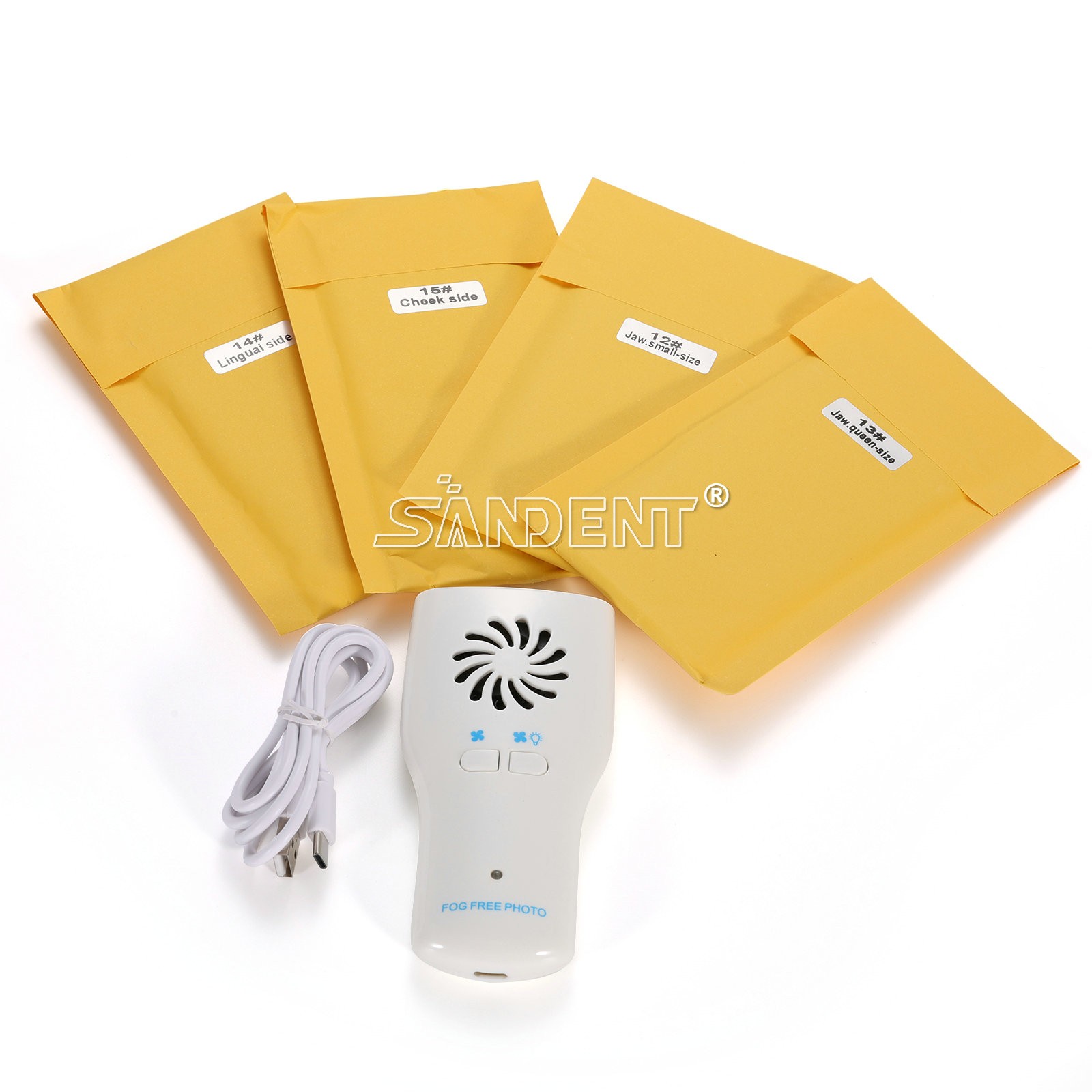 Dental Orthodontic LED Automatic Anti-fog Mirrors for Oral Photography Reflector