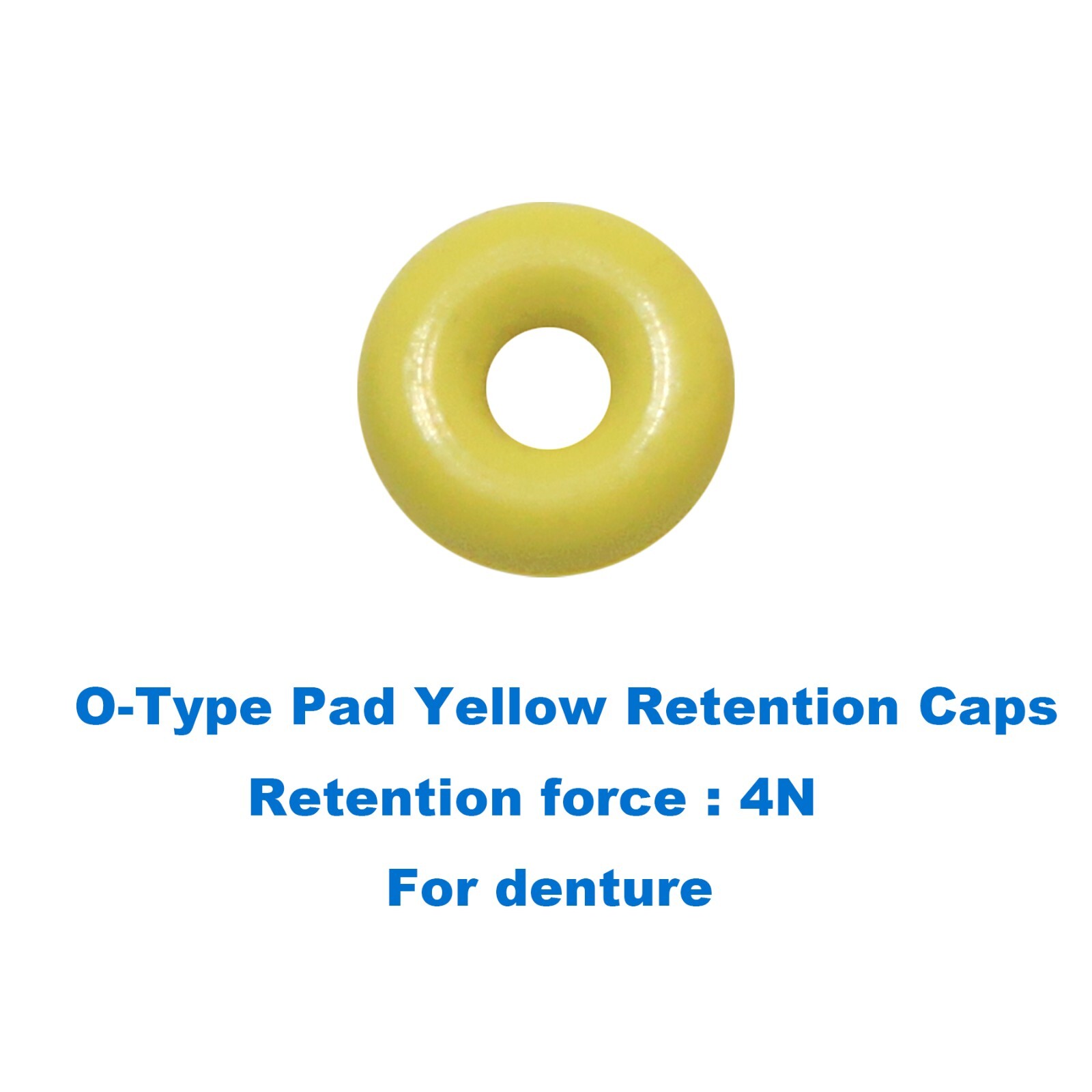 4Pcs/Set Dental O-Ring Kit fits Hiossen Osstem for Ball Attachment Abutment