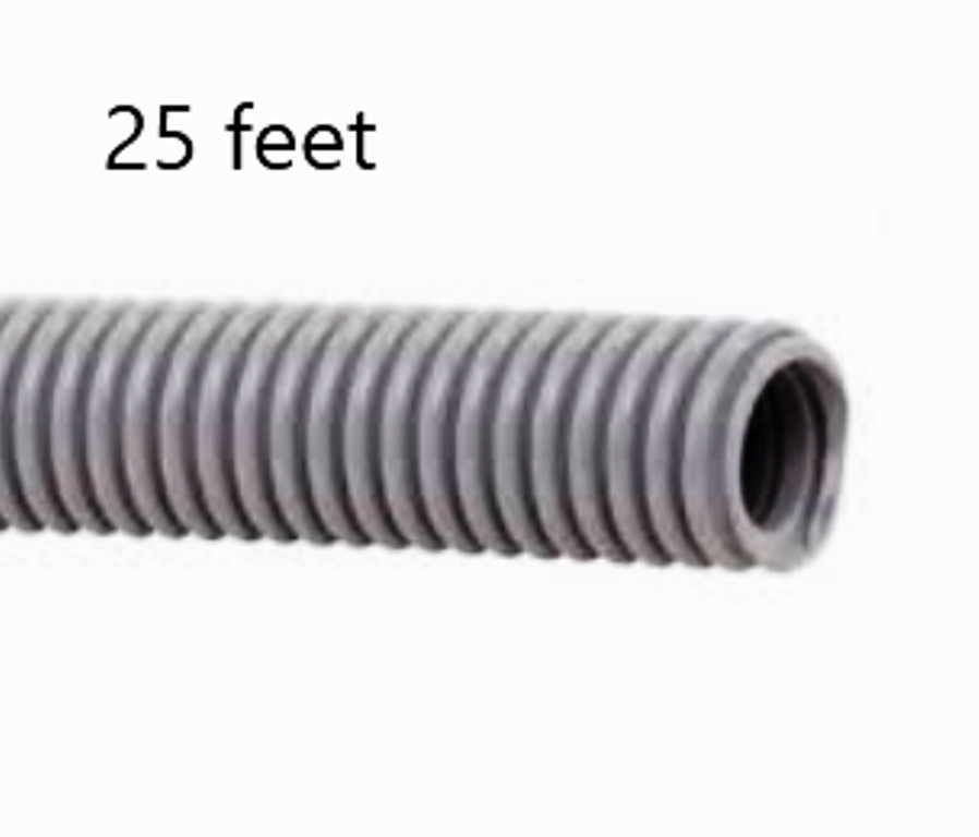25 feet DCI dental VACUUM TUBING 1/2″ I.D CORRUGATED GRAY 701 Flexible