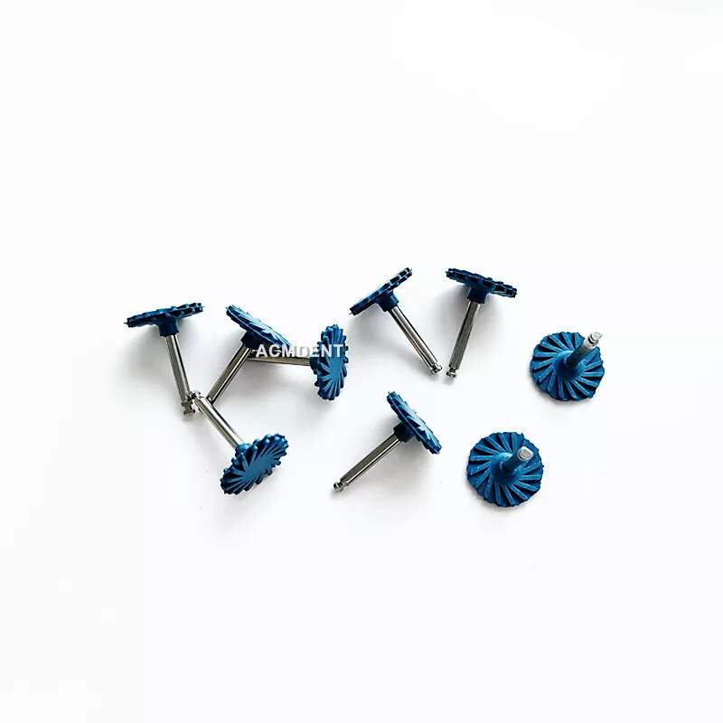 20Pcs Dental Twist RA Polishing Wheel Diamond Porcelain Ceramic Polisher Discs