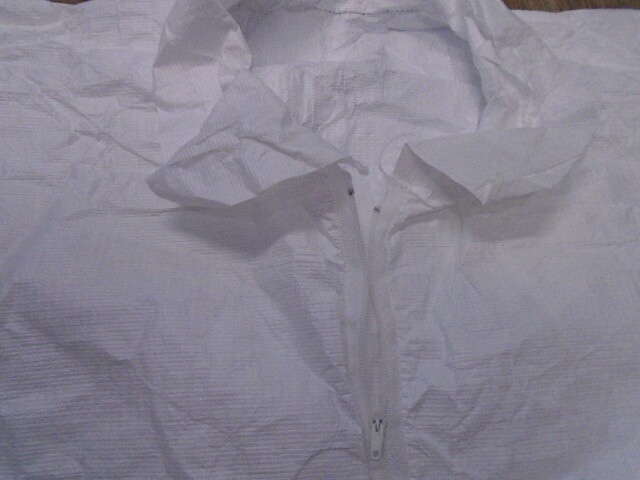 LAKELAND ABANDA Size Large White Coveralls Open Ankle Sleeves 1412L 18/Pcs