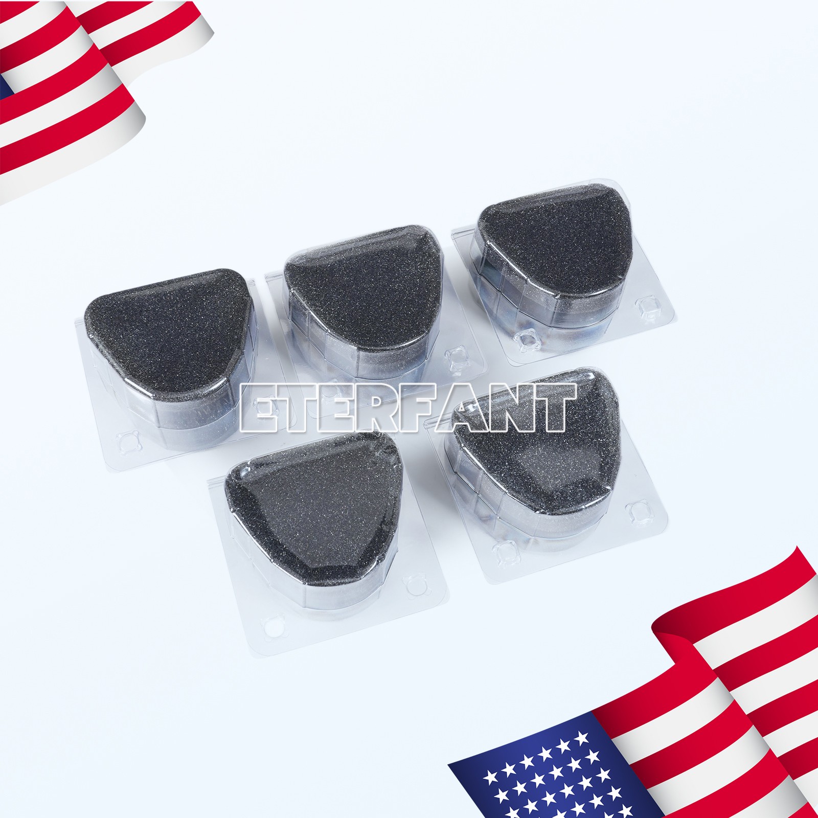 300Pcs Dental Denture Transport Box Teeth Crown Veneer Storage Container Case