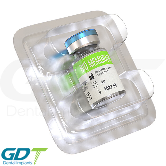 15mmX15mm BioMembrane Reso rbable Collagen Barrier Sterile Package GDT Im plants