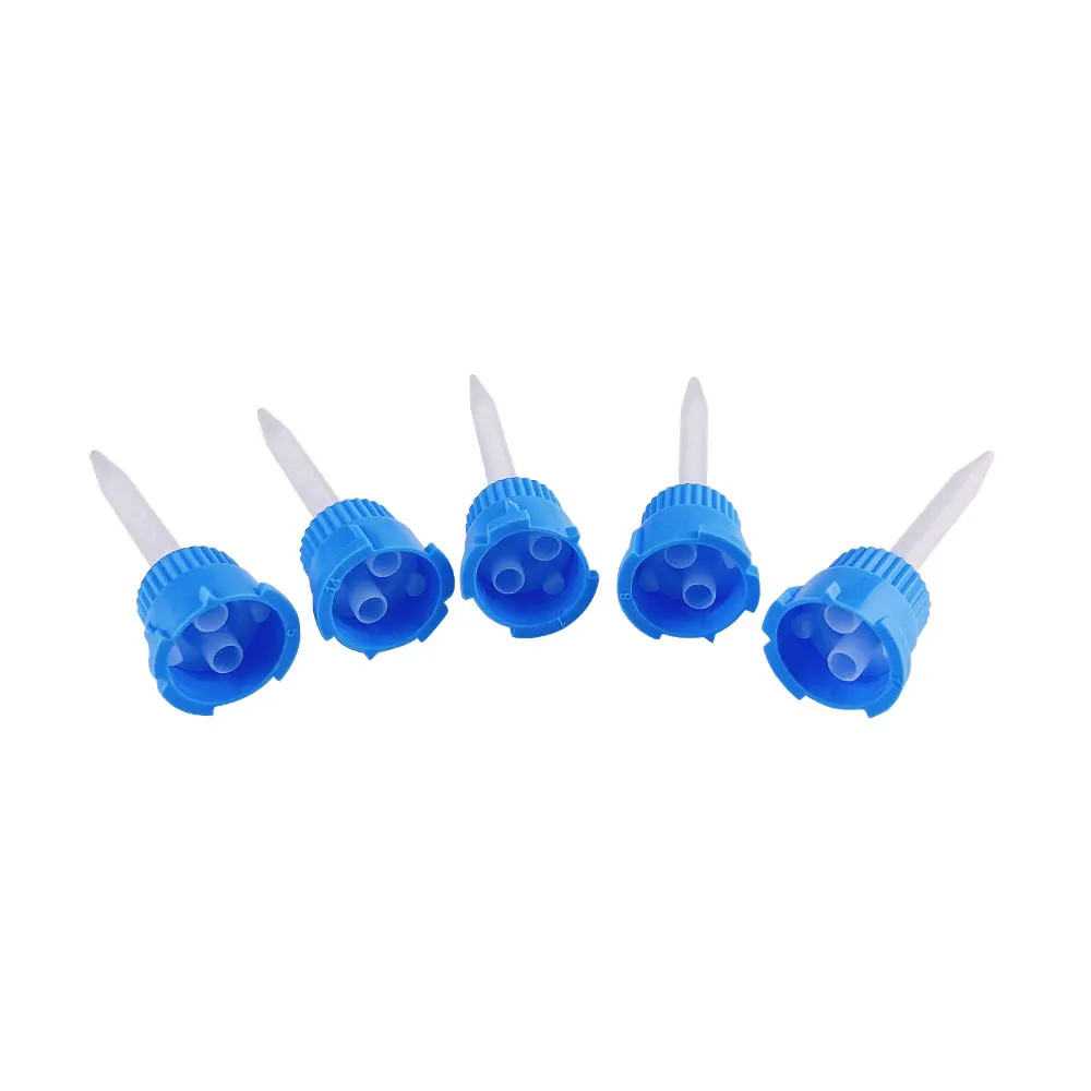 50pcs Dental Silicone Mixing Tips 1:1 Disposable Lab Impression Material Nozzles
